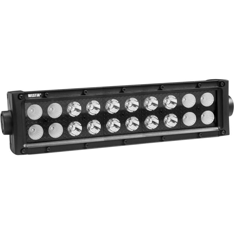 Westin Westin B-FORCE LED Light Bar Double Row 10 inch Combo w/3W Cree - Black Light Bars & Cubes aftermarket performance part