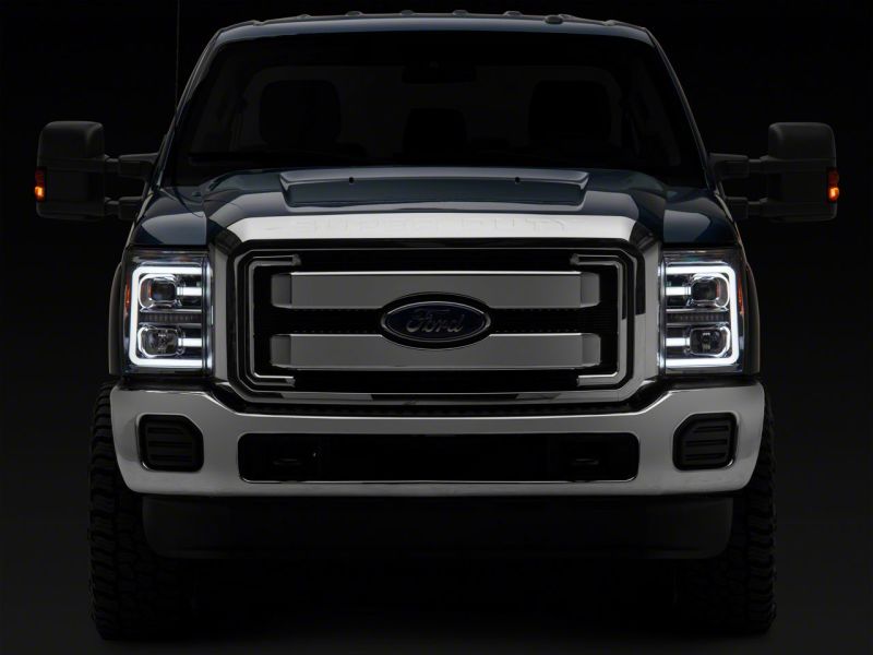 Raxiom Raxiom 11-16 Ford F-250 Super Duty LED Projector Headlights - Chrome Housing (Clear Lens) Headlights aftermarket performance part