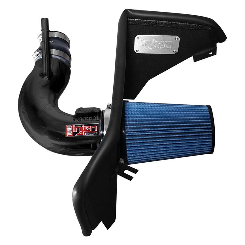 Injen Injen 2016+ Chevy Camaro 2.0L Wrinkle Black Power-Flow Air Intake System Cold Air Intakes aftermarket performance part