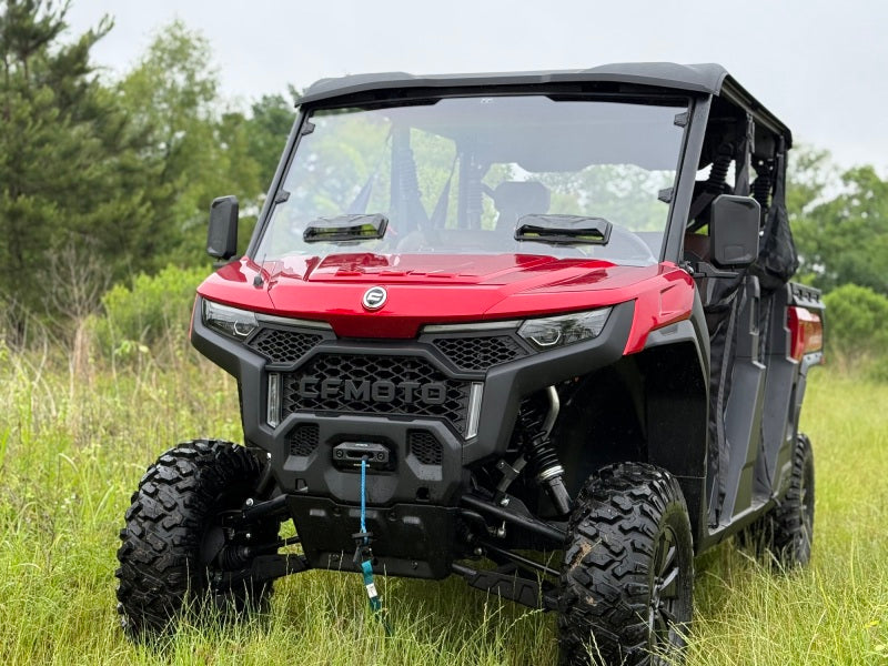 Seizmik 25+ CFMoto U10/10 XL Pro Toolless Windshield - UV Seizmik Windshields AXOPROS