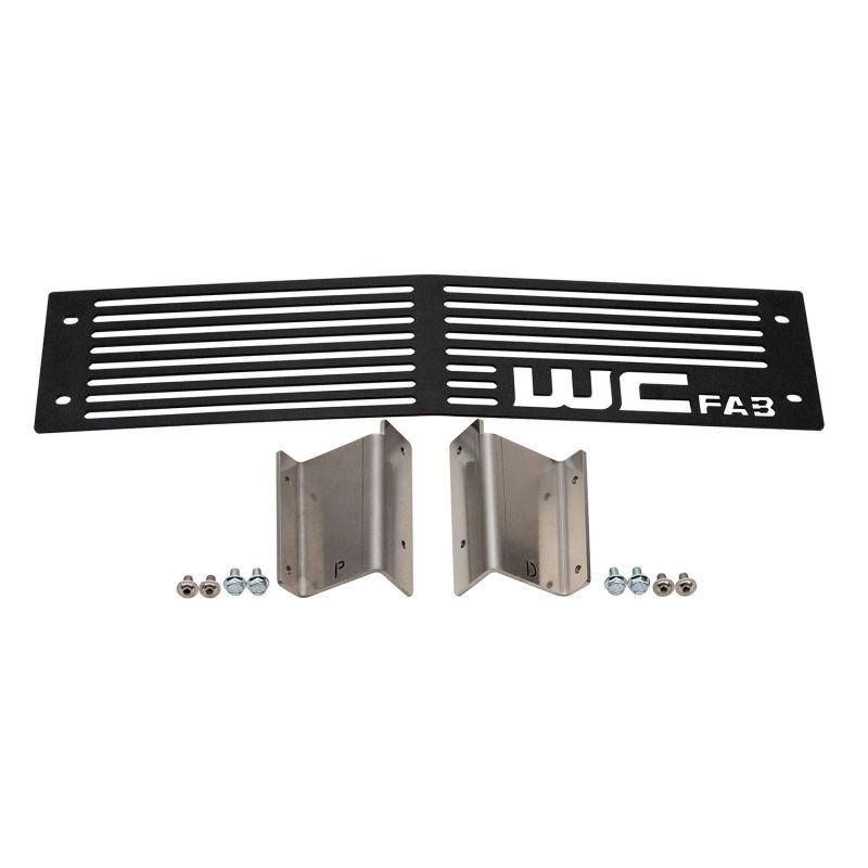 Wehrli 15-19 Chevrolet Silverado HD 6.6L LML/L5P Duramax Bumper Grille - Gloss Black Wehrli Bumper Accessories AXOPROS