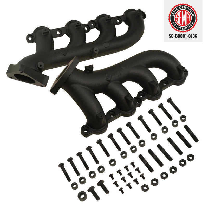 BD Diesel Exhaust Manifold Kit - 02-13 Chevy Silverado 1500 & GMC Sierra 1500 V8 BD Diesel Headers & Manifolds  AXOPROS