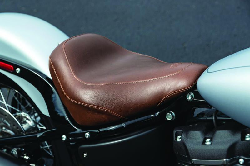 Mustang Motorcycle Mustang 18-21 Harley Softail Slim Wide Tripper Solo Seat - Brown Solo Motorcycle Seats aftermarket performance part