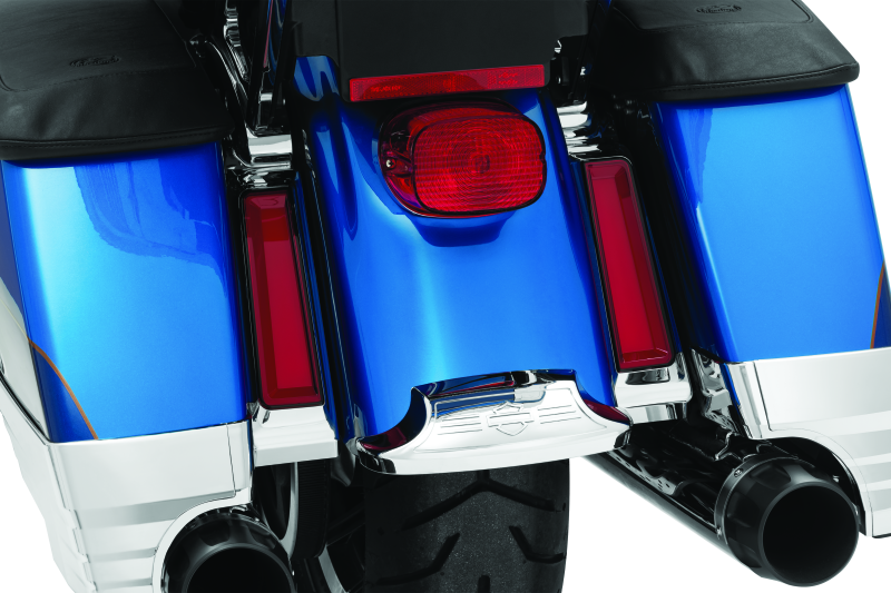 Kuryakyn Tracer L.E.D. Inserts For Saddlebag Supports Chrome Kuryakyn Light Bars & Cubes AXOPROS
