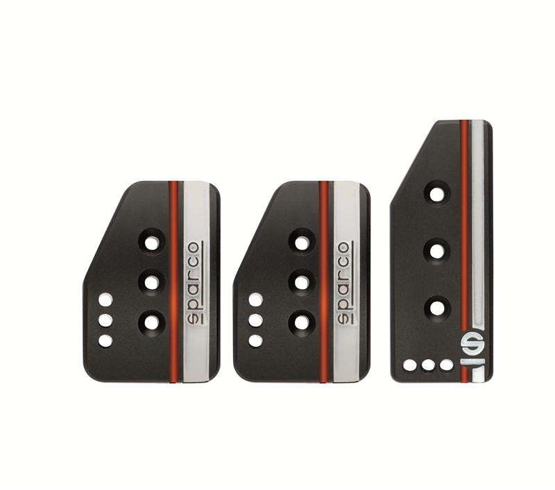 Sparco Pedal Set Settanta Short Black SPARCO Pedal Covers AXOPROS