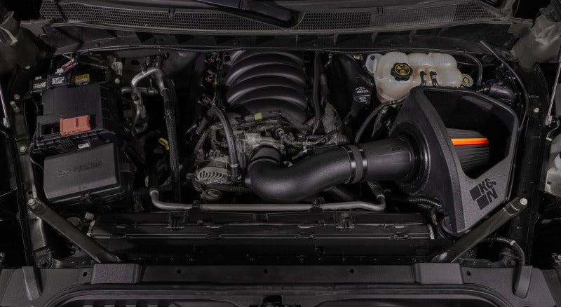 K&N 2019+ Chevrolet Silverado 1500 V8 5.3L/6.2L F/L NextGen DryFlow K&N Engineering Cold Air Intakes AXOPROS