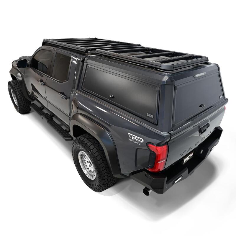 Westin EXP Roof Rack for Mid Size EXP Truck Cap (RACK ONLY - NO CAP) 45x55in. - Tex. Blk Westin Bed Caps AXOPROS