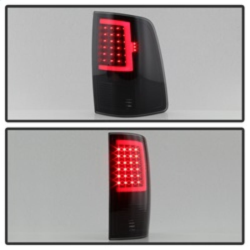 xTune 13-18 Dodge Ram 1500 (LED Model Only) LED Tail Lights - Blk Smk (ALT-ON-DRAM13V2-LBLED-BSM) SPYDER Tail Lights  AXOPROS