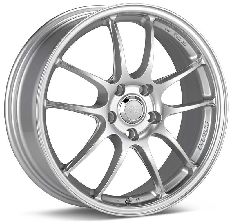 Enkei PF01 18x9 5x114.3 35mm Offset 75 Bore Dia Silver Wheel Enkei Wheels - Cast AXOPROS