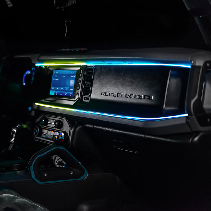 ORACLE Lighting Oracle 21-25 Ford Bronco ColorSHIFT LED Interior Dash Board Kit Headlights aftermarket performance part