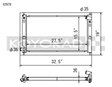 Koyo 08-09 Mitsubishi Evolution X (AT/MT) / Ralliart Turbo Radiator Koyo Radiators  AXOPROS