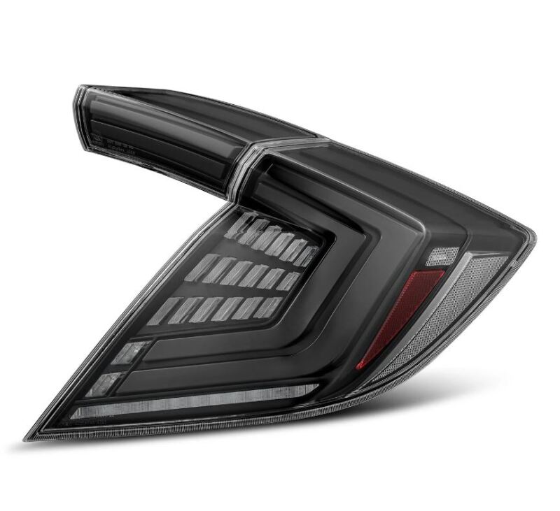 AlphaRex 16-21 Honda Civic Hatchback/ Type-R FK8 Nova-Series LED Tail Lights (Pair) - Alpha Black AlphaRex Tail Lights  AXOPROS