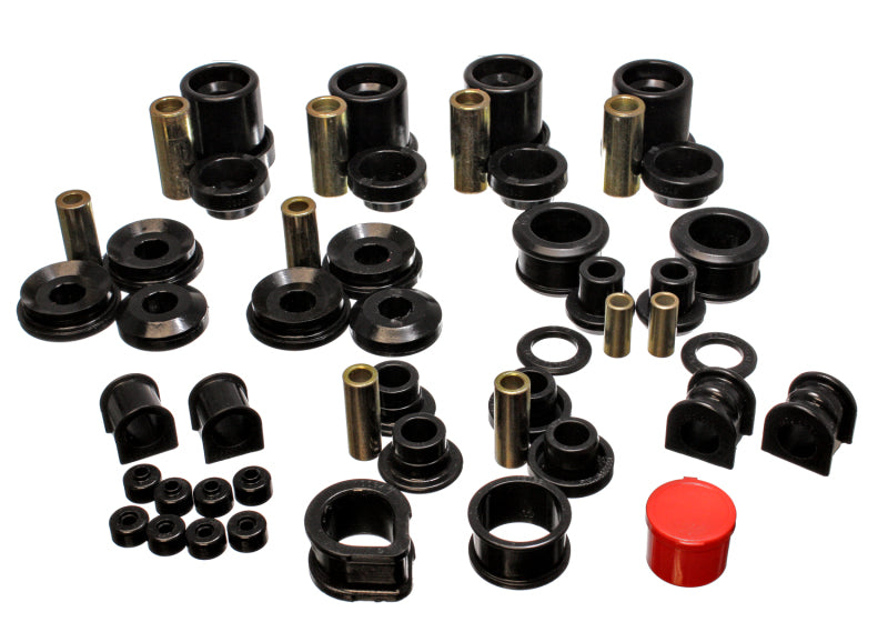Energy Suspension 90-96 Nissan 300ZX Black Hyper-Flex Master Bushing Set (Sway bar end link bushings Energy Suspension Bushings - Full Vehicle Kits  AXOPROS