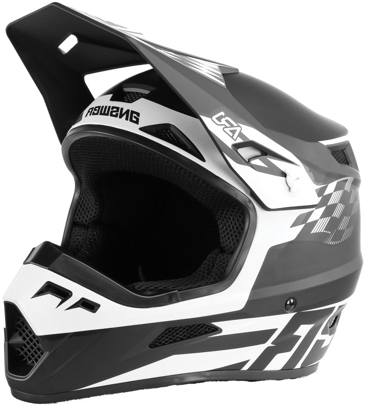 Answer AR1 Sweep Helmet Black/White Youth - Large Answer Helmets and Accessories AXOPROS