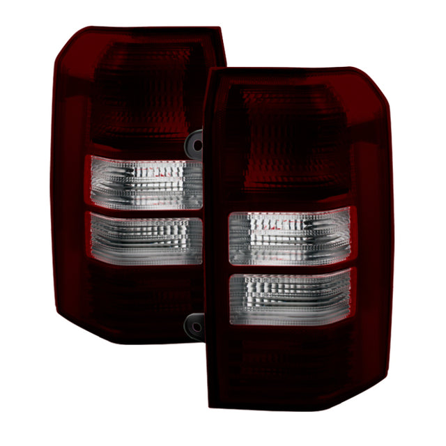 Xtune Jeep Patriot 08-13 OEM Tail Lights -Red Smoked ALT-JH-JPA08-OE-RSM SPYDER Tail Lights  AXOPROS
