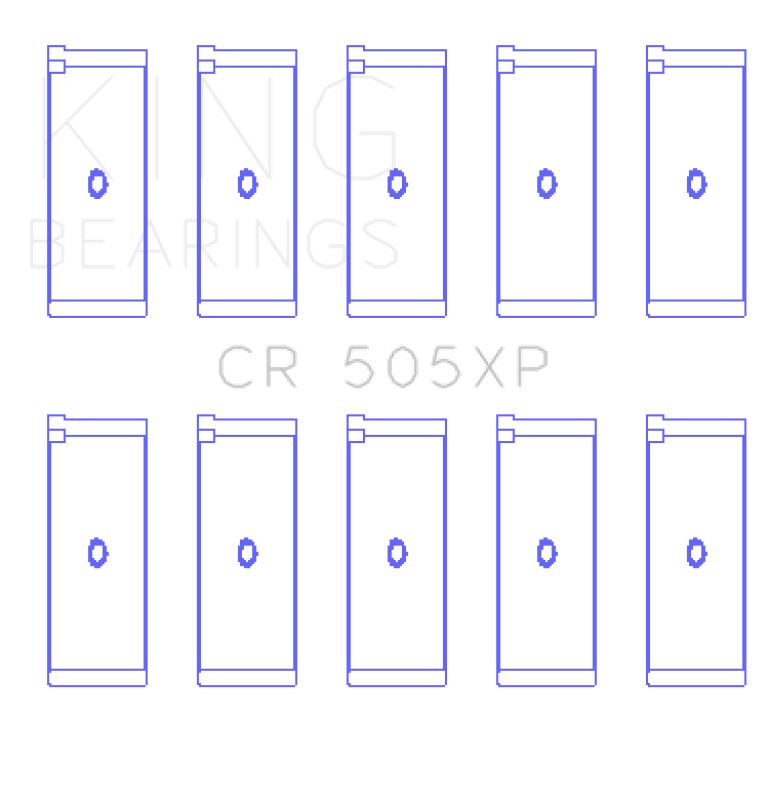 King Engine Bearings Audi 2.1L/2.2L 10V/20V 5cyl Turbo (Size STD) Performance Rod Bearing Set King Engine Bearings Bearings AXOPROS