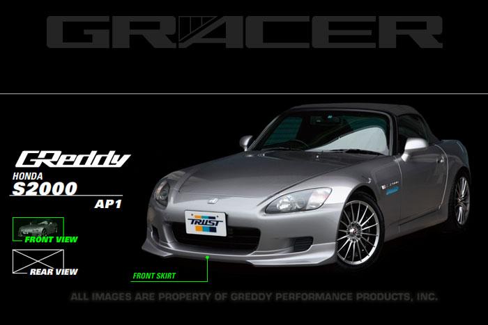 GReddy 00-03 Honda S2000 Urethane Front Lip Spoiler ** Must ask/call to order** GReddy Spoilers AXOPROS
