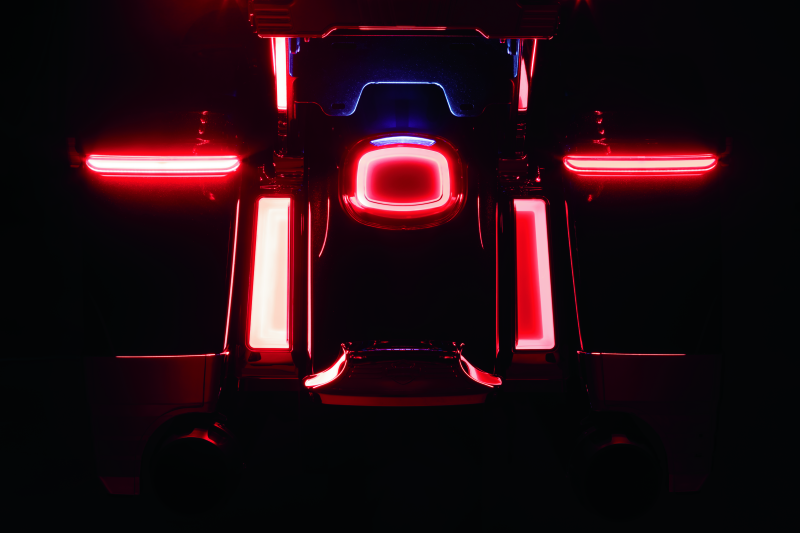 Kuryakyn Tracer LED Taillight Red Lens With License Light Kuryakyn Tail Lights AXOPROS