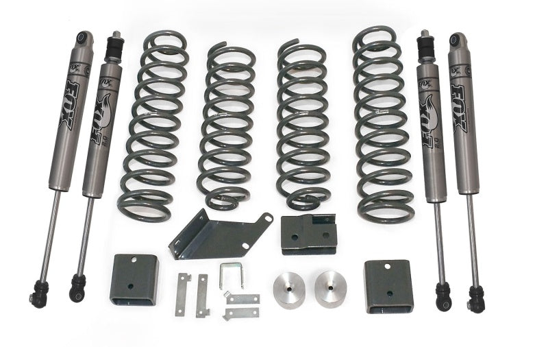 MaxTrac 07-18 Jeep Wrangler JK 2WD/4WD 3in/3in Coil Lift Kit w/FOX Shocks Maxtrac Shocks and Struts AXOPROS