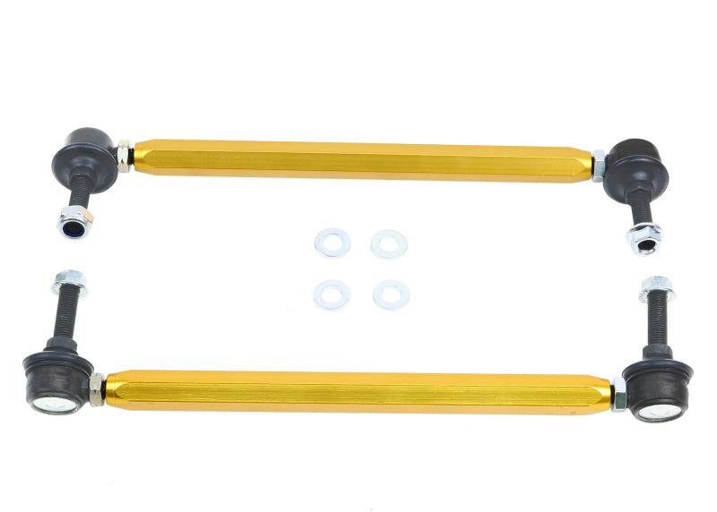 Whiteline Universal Swaybar Link Kit Heavy Duty Adjustable Steel Ball Joint Whiteline Sway Bar Endlinks  AXOPROS