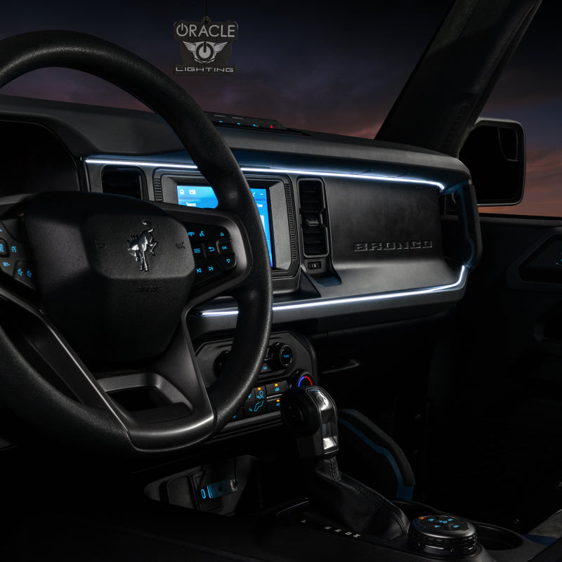 ORACLE Lighting Oracle 21-25 Ford Bronco ColorSHIFT LED Interior Dash Board Kit Headlights aftermarket performance part