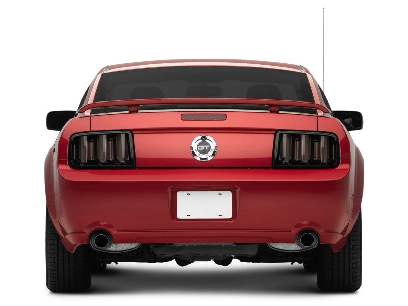 Raxiom 05-09 Ford Mustang Vector V2 LED Tail Lights- Black Housing (Smoked Lens) Raxiom Tail Lights  AXOPROS