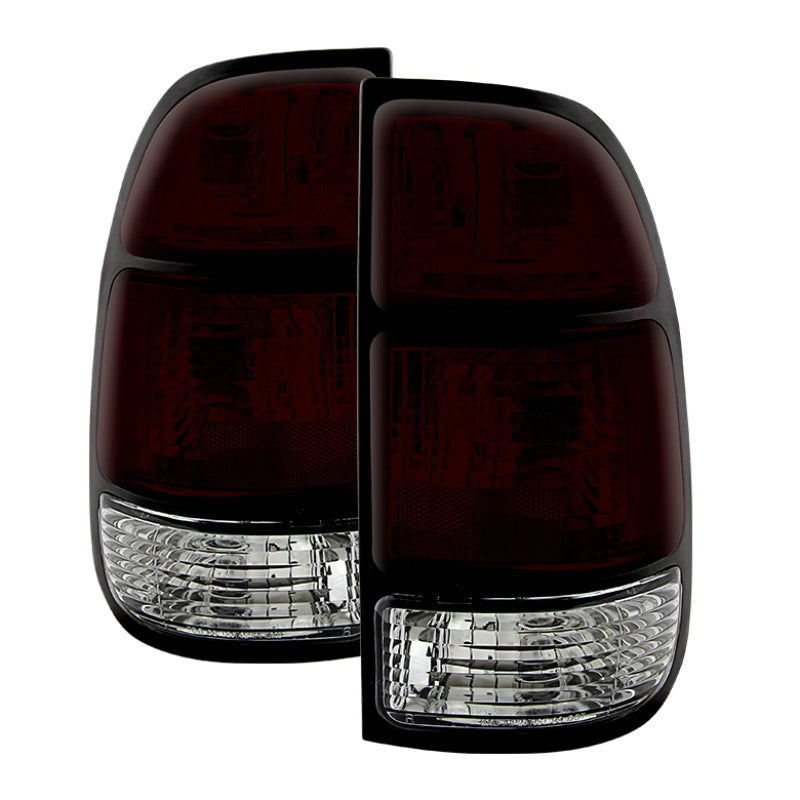 Xtune 00-06 Toyota Tundra Acc Cab ONLY OEM Style Tail Lights Dark Red ALT-JH-TTU00-OE-RSM SPYDER Tail Lights  AXOPROS