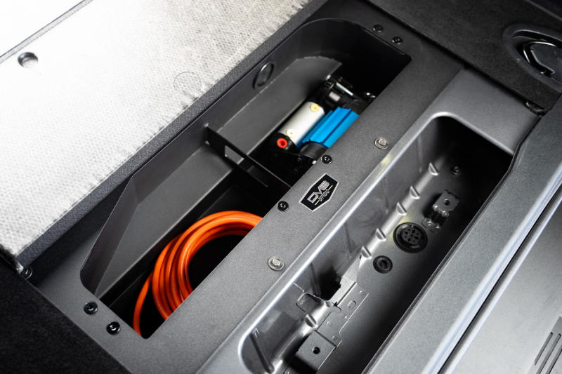 DV8 Offroad 21-23 Ford Bronco (Exc. Bronco Raptor) Air Compressor Mount & Storage Box DV8 Offroad Air Compressors  AXOPROS