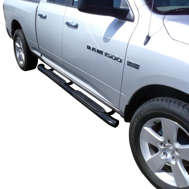 Westin 2009-2018 Dodge/Ram 15/25/3500 Crew Cab PRO TRAXX 4 Oval Nerf Step Bars - SS Westin Nerf Bars AXOPROS