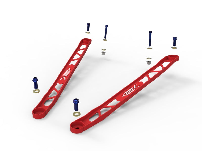 aFe CONTROL 304 Stainless Steel Front Suspension Strut Brace Red - Toyota GR Supra (A90) 20-21 aFe Strut Bars AXOPROS