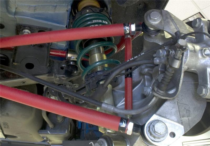 ALTA 02-12 Mini Cooper/S/JCW (Incl. 05-12 Convertible) & 09-12 Clubman Rear Endlinks Adj. Pair - Red Alta Sway Bar Endlinks AXOPROS