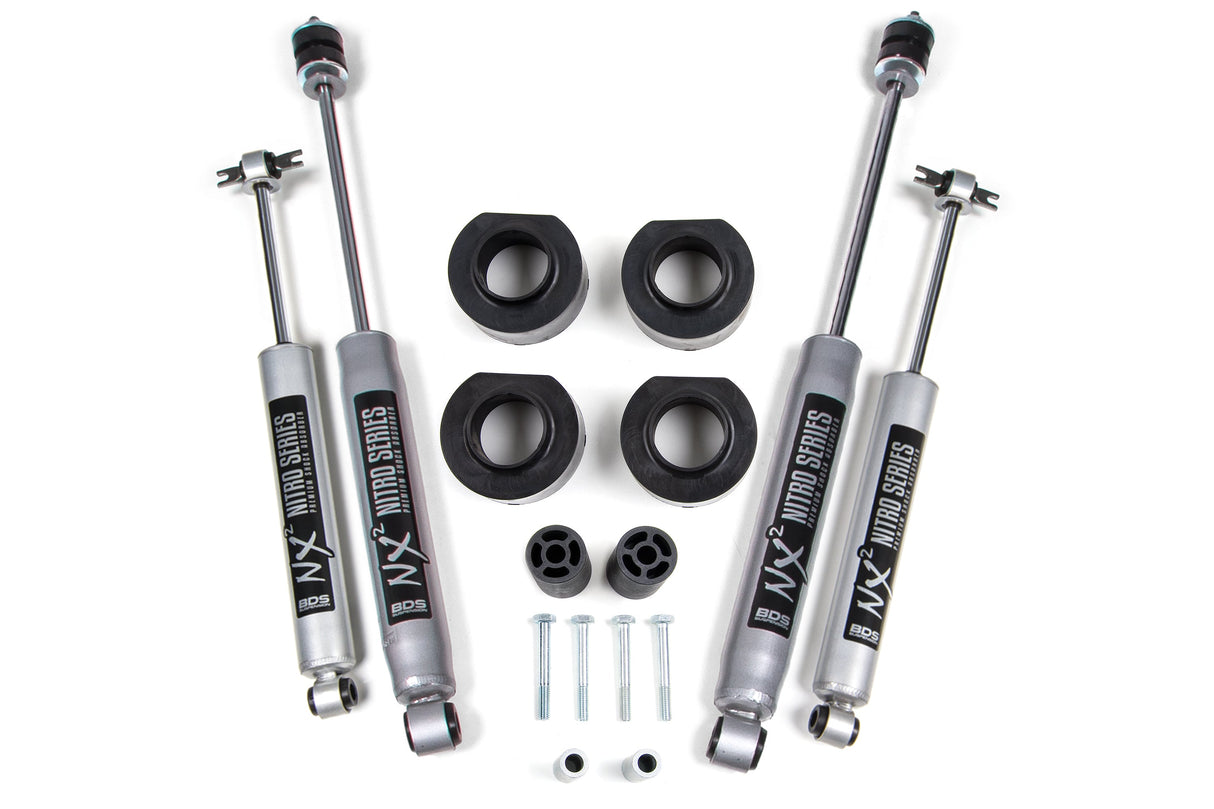 1.75 Inch Lift Kit - Jeep Wrangler TJ/LJ (97-06) BDS Suspension Suspension Lift Kit AXOPROS