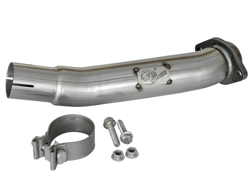 aFe Twisted Steel 2in Stainless Steel Loop Delete Down-Pipe 2018+ Jeep Wrangler (JL) V6 3.6L aFe Downpipes AXOPROS