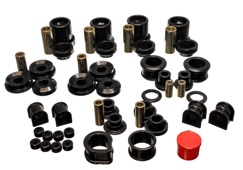 Energy Suspension 90-96 Nissan 300ZX Black Hyper-Flex Master Bushing Set (Sway bar end link bushings Energy Suspension Bushings - Full Vehicle Kits  AXOPROS