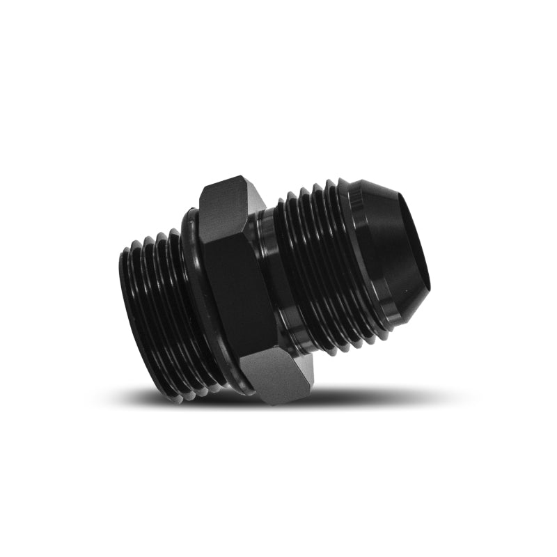 Mishimoto -10 ORB to -10AN Aluminum Fitting - Black Mishimoto Fittings AXOPROS
