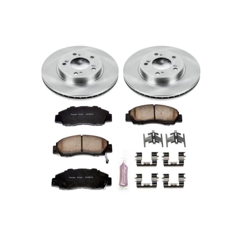 PowerStop Power Stop 97-01 Acura Integra Front Autospecialty Brake Kit Brake Kits - OE aftermarket performance part