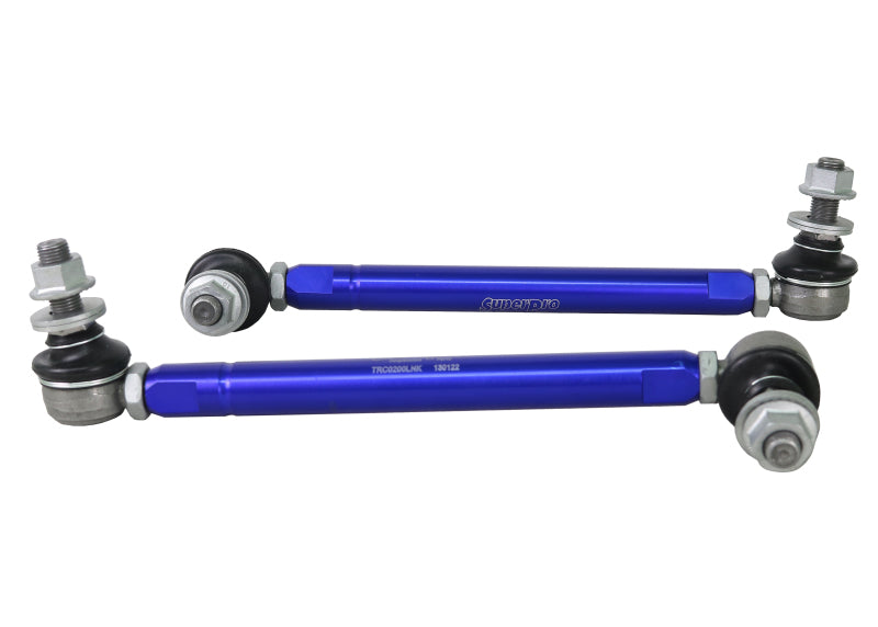 SuperPro 2001 Toyota Highlander Limited Front HD Adjustable End Link Set (12mm Studs 254mm-305mm) Superpro Sway Bar Endlinks  AXOPROS