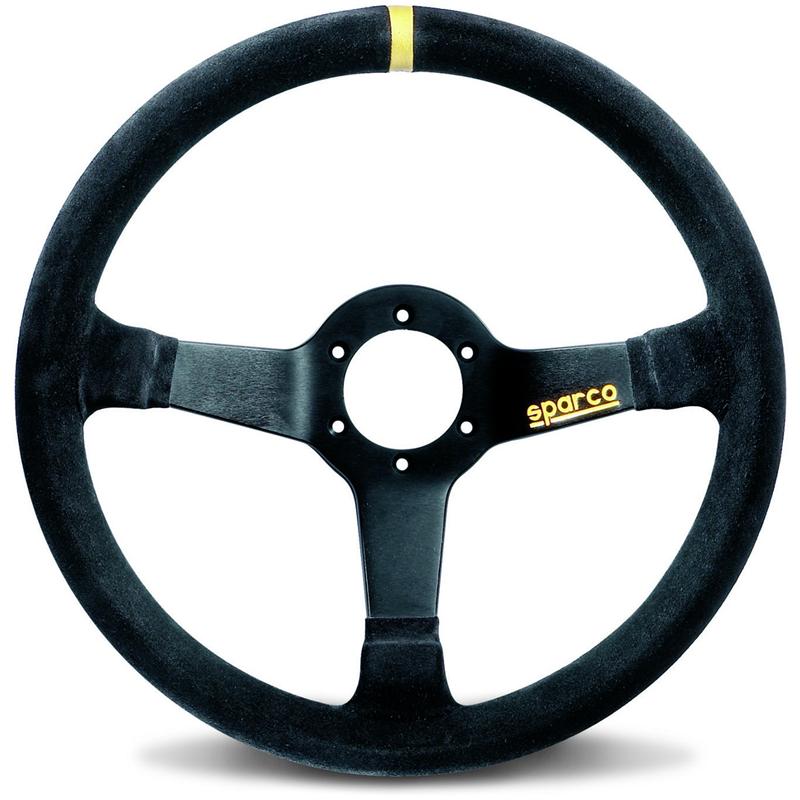 Sparco Steering Wheel 345 Suede Black SPARCO Steering Wheels AXOPROS