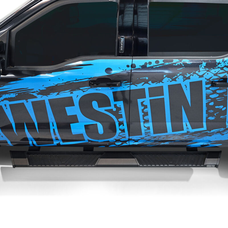 Westin 15-25 Ford F-150 SuperCrew / 17-25 F-250/350 CC AT6 Running Boards - Black Westin Running Boards AXOPROS