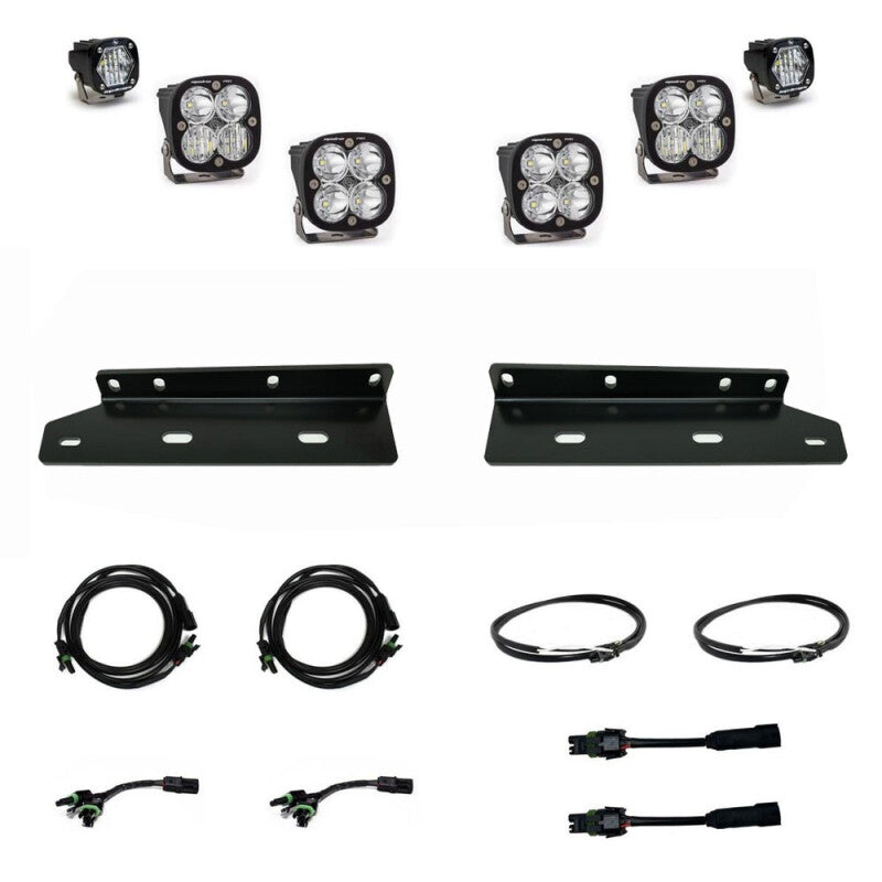 Baja Designs 2021+ Ford Raptor Aftermarket Pro Fog Pocket Kit Baja Designs Fog Lights AXOPROS