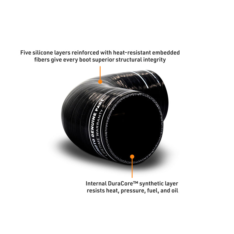 Mishimoto Mishimoto Duracore 3.5in 90 Degree Coupler Silicone Couplers & Hoses aftermarket performance part
