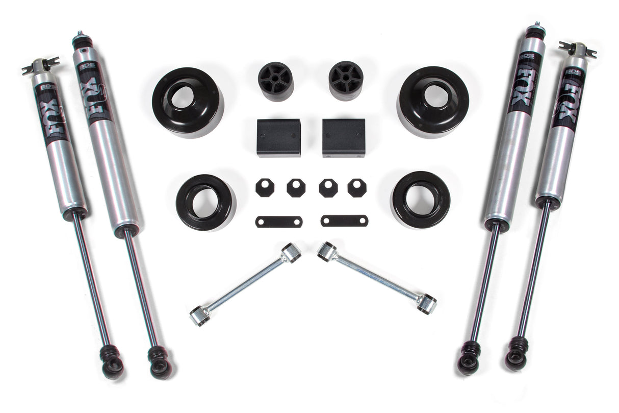 2 Inch Lift Kit - Coil Spacer - Jeep Wrangler JK (07-11) 2-Door BDS Suspension Suspension Lift Kit AXOPROS