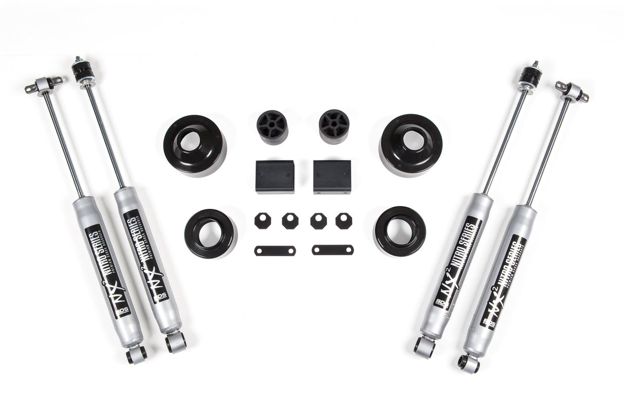 2 Inch Lift Kit - Coil Spacer - Jeep Wrangler JK (07-18) 2/4-Door BDS Suspension Suspension Lift Kit AXOPROS