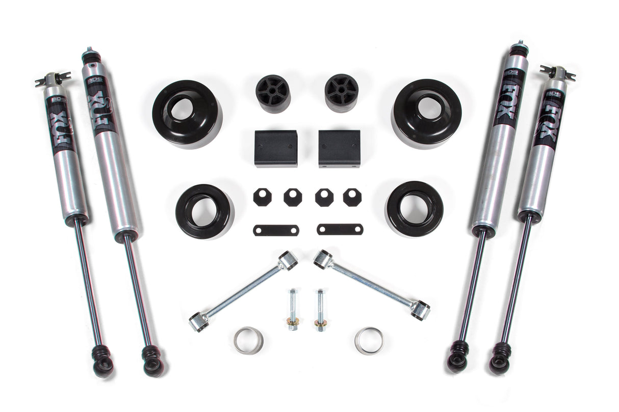 2 Inch Lift Kit - Coil Spacer - Jeep Wrangler JK (12-18) 2-Door BDS Suspension Suspension Lift Kit AXOPROS