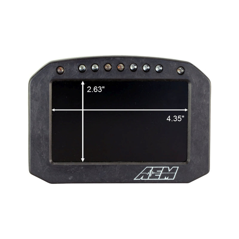 AEM AEM CD-5G Carbon Flush Digital Dash Display w/ Internal 20Hz GPS & Antenna Gauges aftermarket performance part