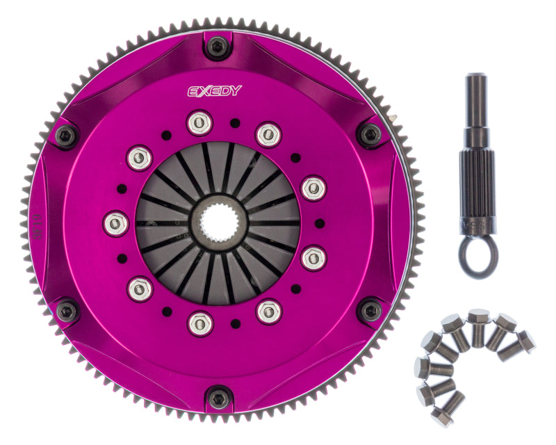 Exedy 1989-1994 Nissan 240SX Hyper Twin Cerametallic Clutch Sprung Center Disc Push Type Cover Exedy Clutch Kits - Multi AXOPROS