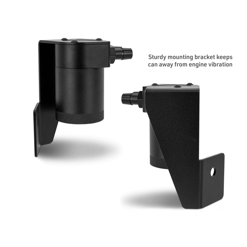 Mishimoto Mishimoto 2025+ RAM 1500 3.0L Hurricane Baffled Oil Catch Can Kit - Black Oil Catch Cans aftermarket performance part