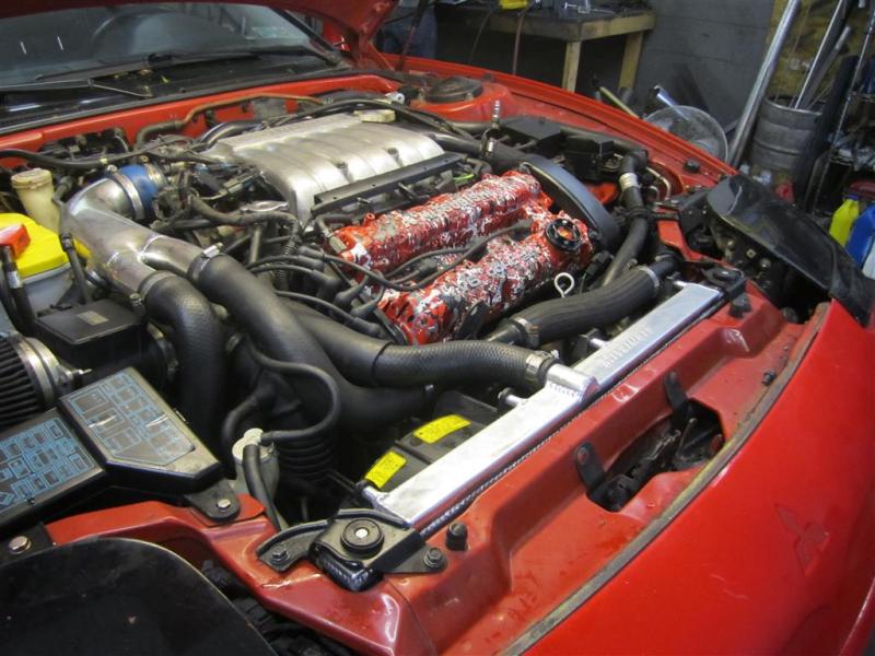 Mishimoto 91-99 Mitsubishi 3000GT Turbo Manual Aluminum Radiator Mishimoto Radiators  AXOPROS