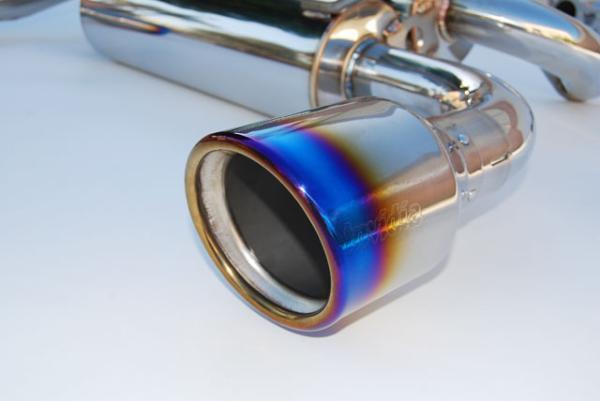 Invidia 02-08 Nissan 350z Gemini Rolled Titanium Tip Cat-back Exhaust Invidia Catback AXOPROS