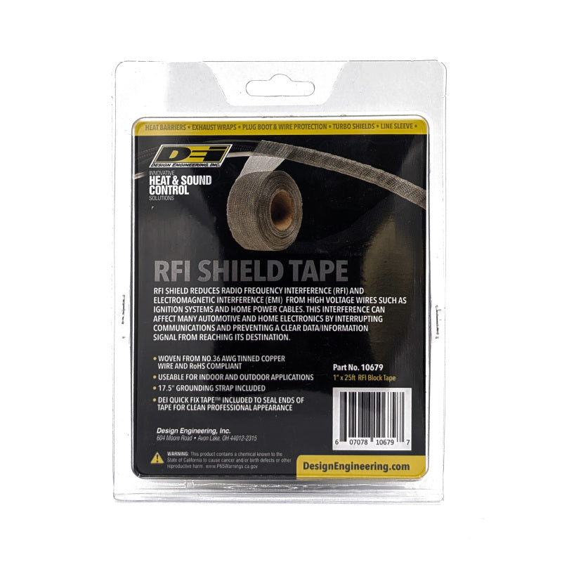 DEI DEI RFI Wire Mesh Shield Tape - 1in x 25ft Thermal Tape aftermarket performance part